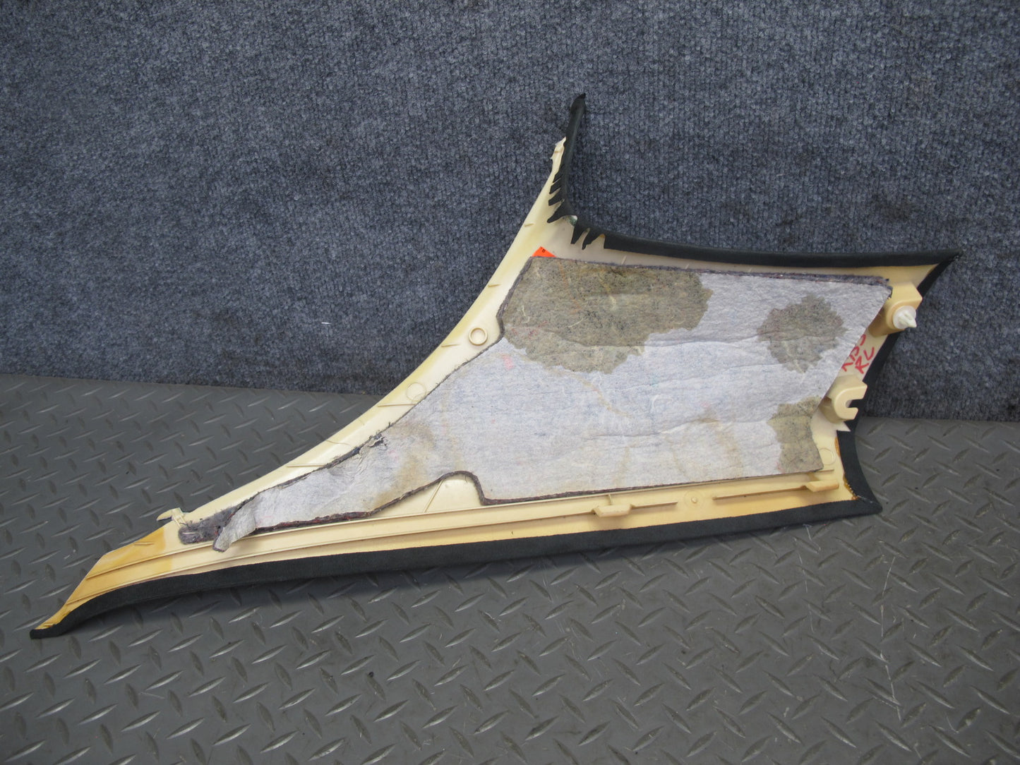 06-10 BMW E63 M6 Coupe Rear Interior C Pillar Trim Panel Alcantara Set