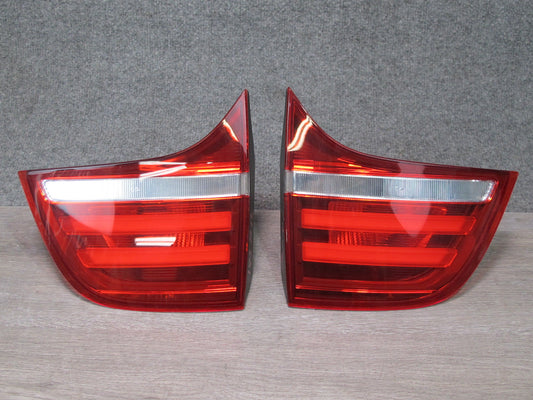 2013-2014 BMW E71 E72 X6 Rear Left & Right Inner Trunk Tail Lid Light Lamp Set