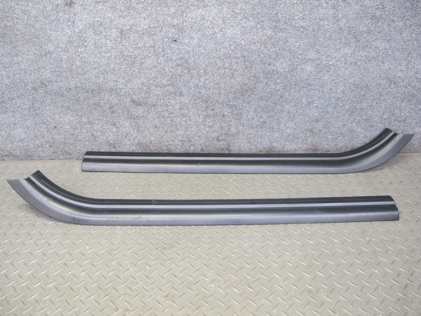 2006-2010 BMW E63 E64 Left & Right Door Scuff Sill Plate Trim Panel Set of 2