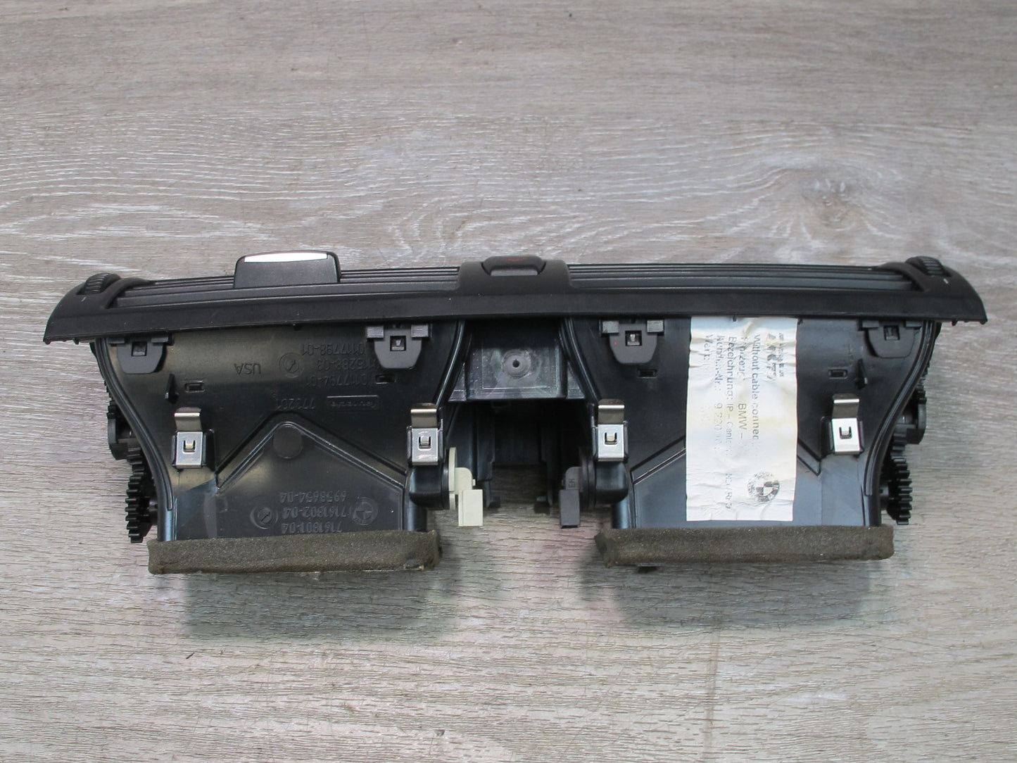 2008-2014 BMW E71 E72 X6 Dash Front Center A/C Heater Air Vent Grille Panel