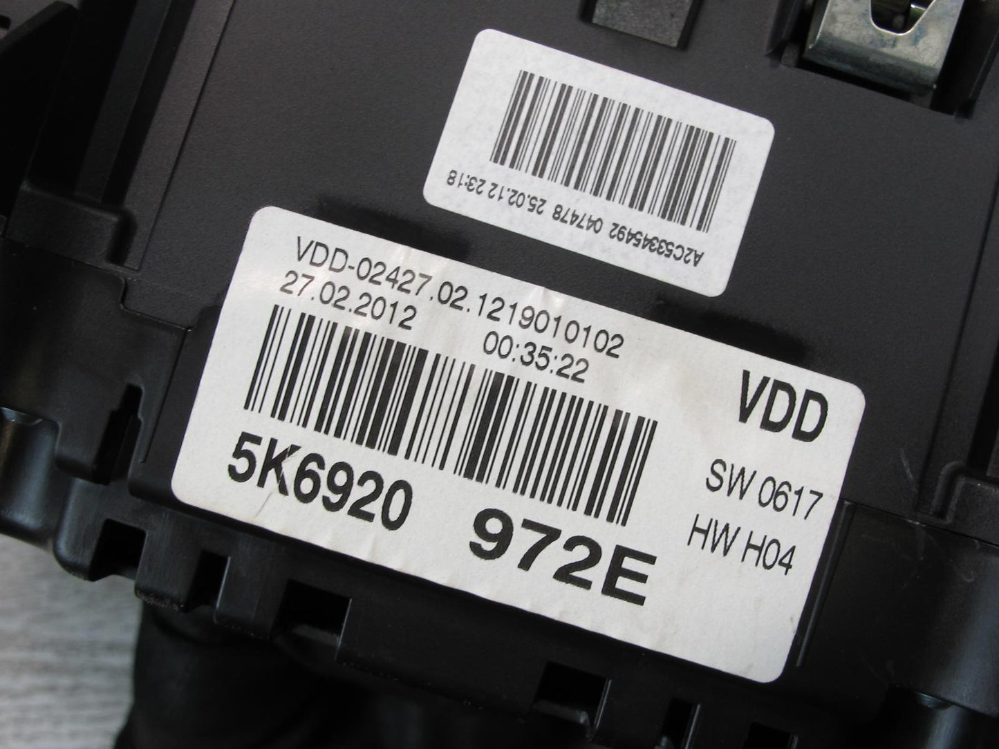 2012 VW Golf MK6 R 2.0L AWD M/T 2-DOOR ECU ECM BCM Speedo Ignition Lock KEY Set