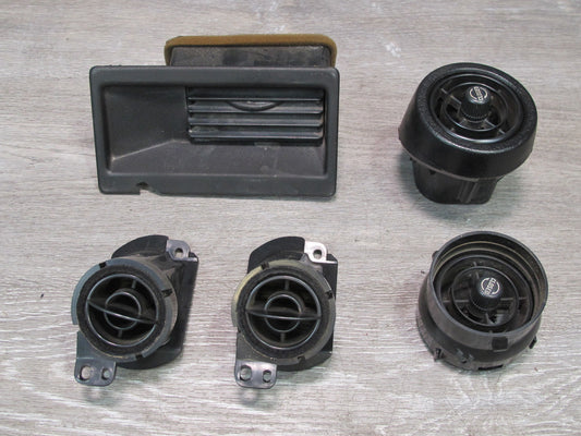 85-89 Toyota MR2 AW15 Set of 5 Dash Left Right Center & Lower Air Vent Trim OEM