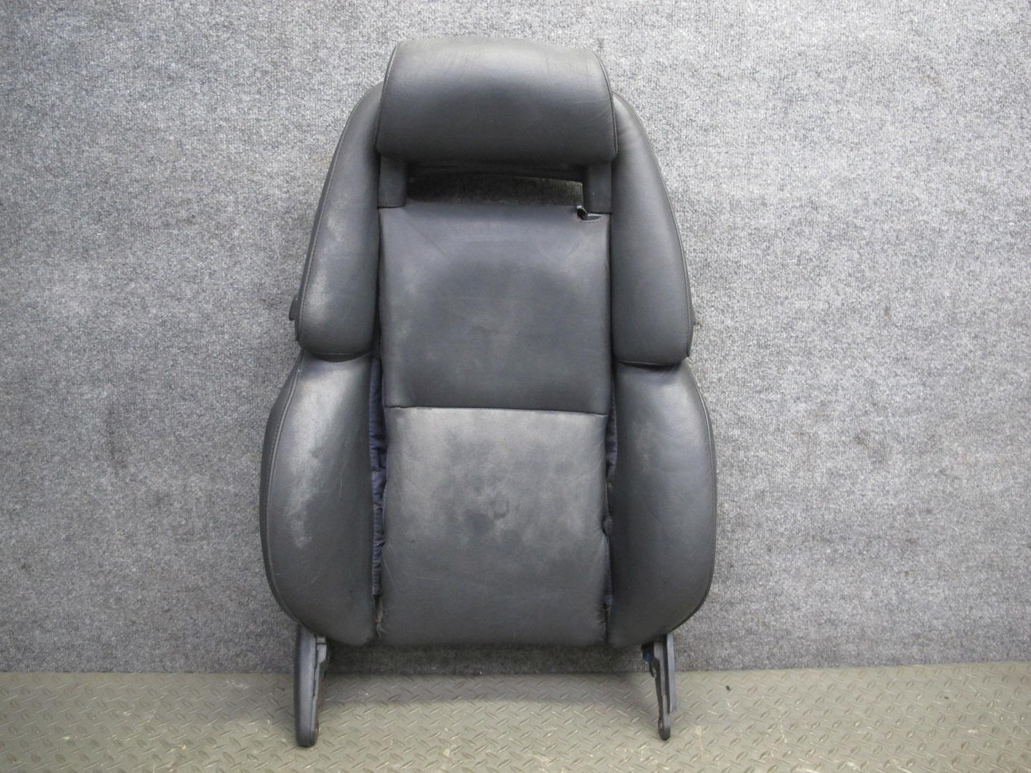 90-96 Nissan Z32 300ZX Front Right Seat Upper Backrest Leather Cushion Black OEM