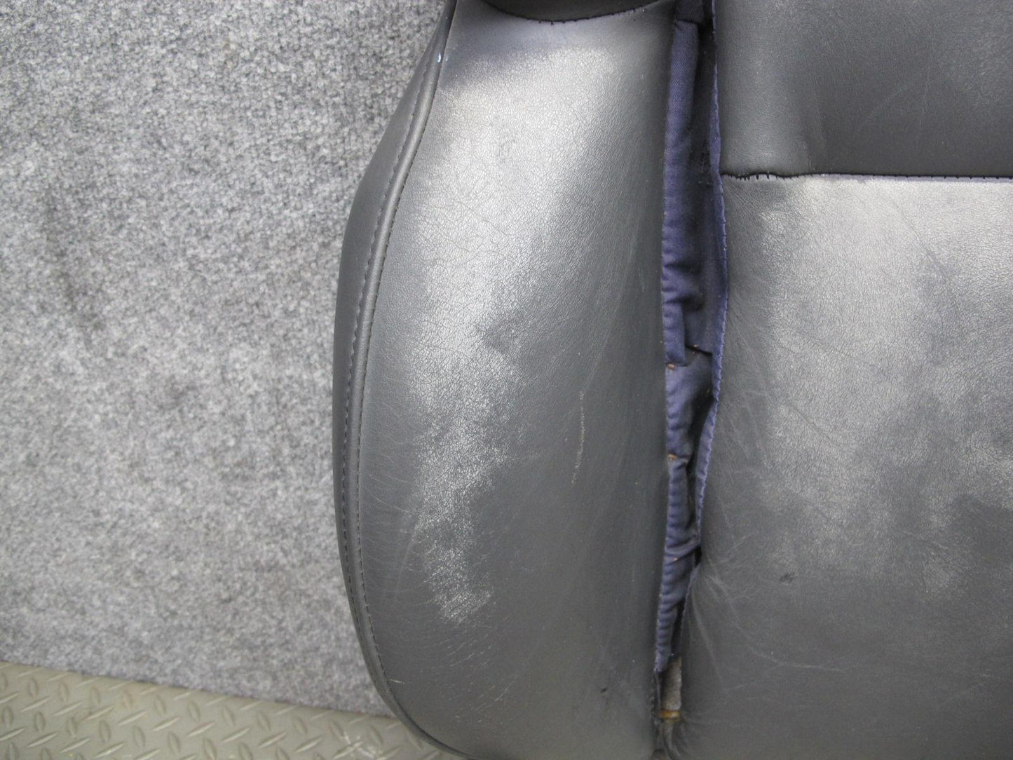 90-96 Nissan Z32 300ZX Front Right Seat Upper Backrest Leather Cushion Black OEM