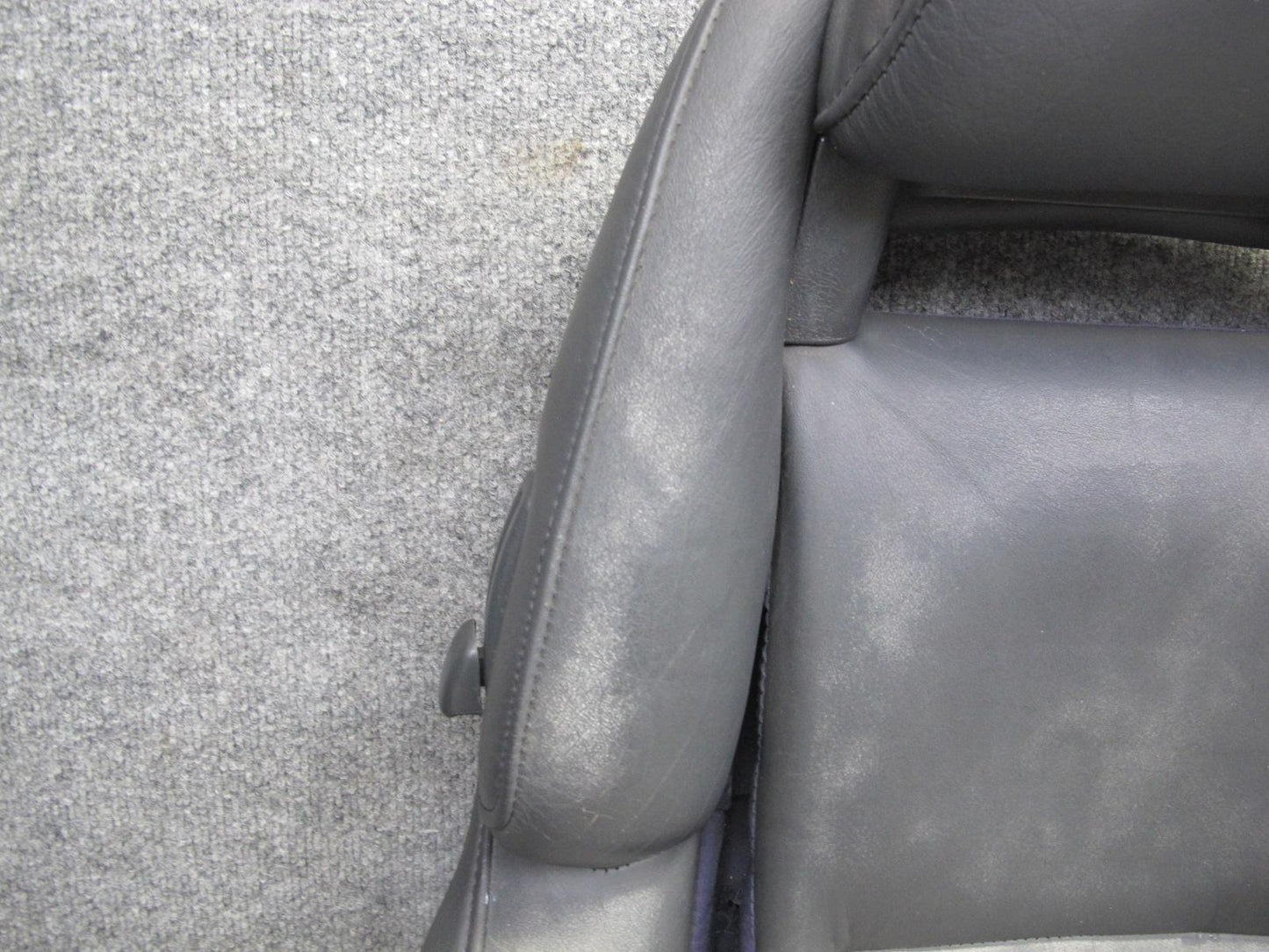 90-96 Nissan Z32 300ZX Front Right Seat Upper Backrest Leather Cushion Black OEM