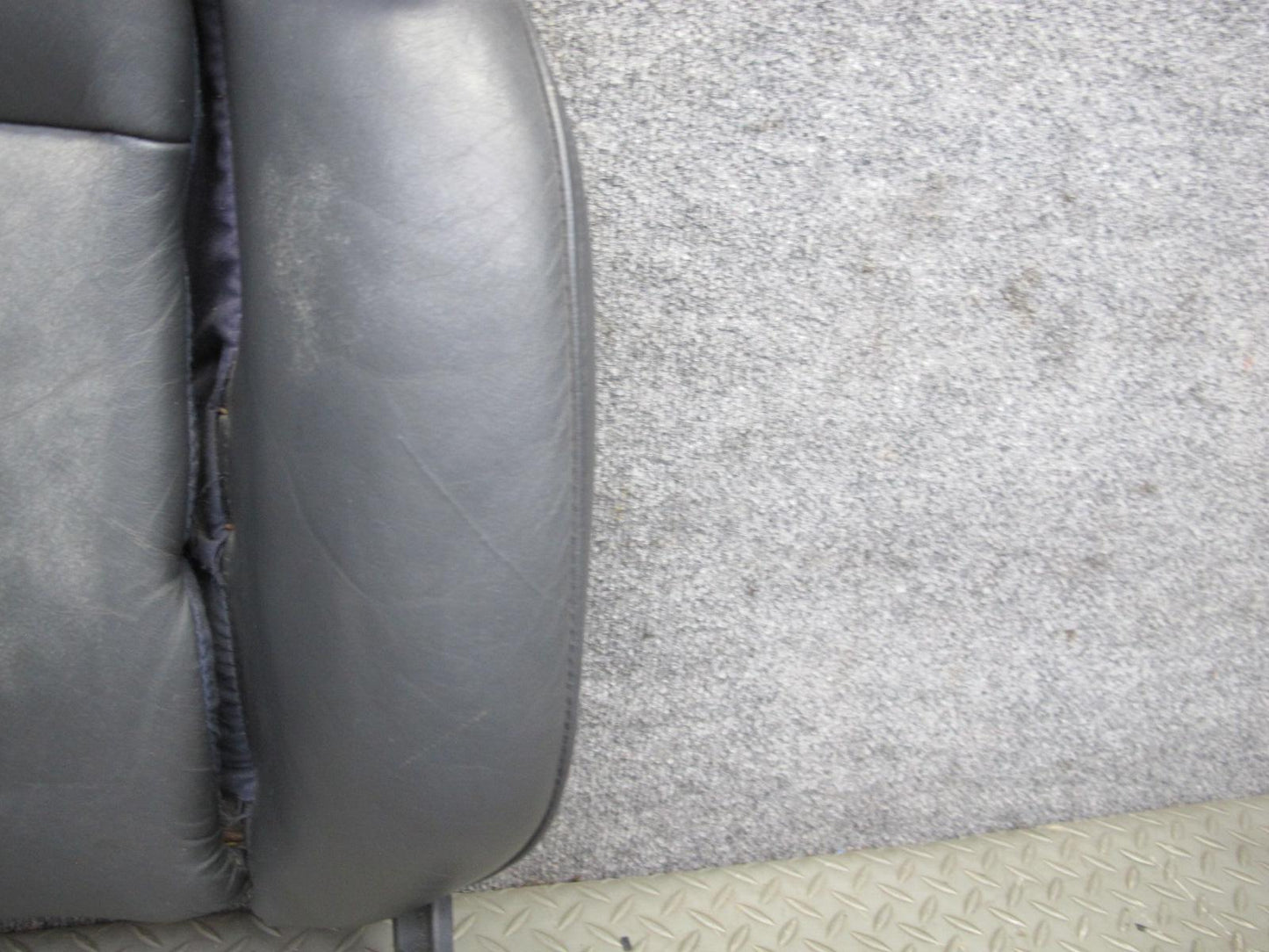 90-96 Nissan Z32 300ZX Front Right Seat Upper Backrest Leather Cushion Black OEM