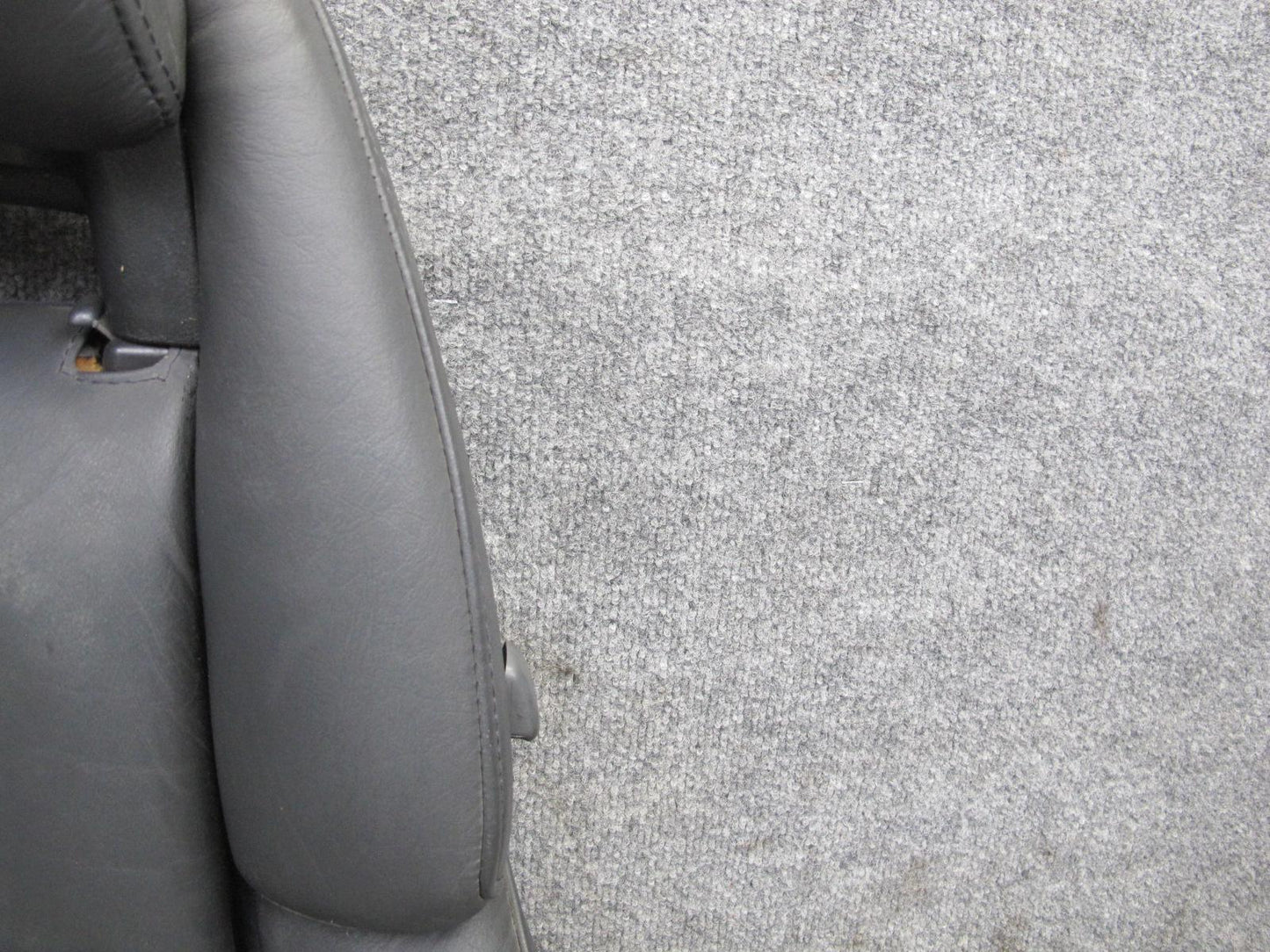 90-96 Nissan Z32 300ZX Front Right Seat Upper Backrest Leather Cushion Black OEM