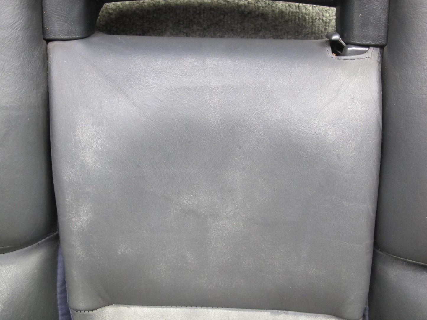 90-96 Nissan Z32 300ZX Front Right Seat Upper Backrest Leather Cushion Black OEM