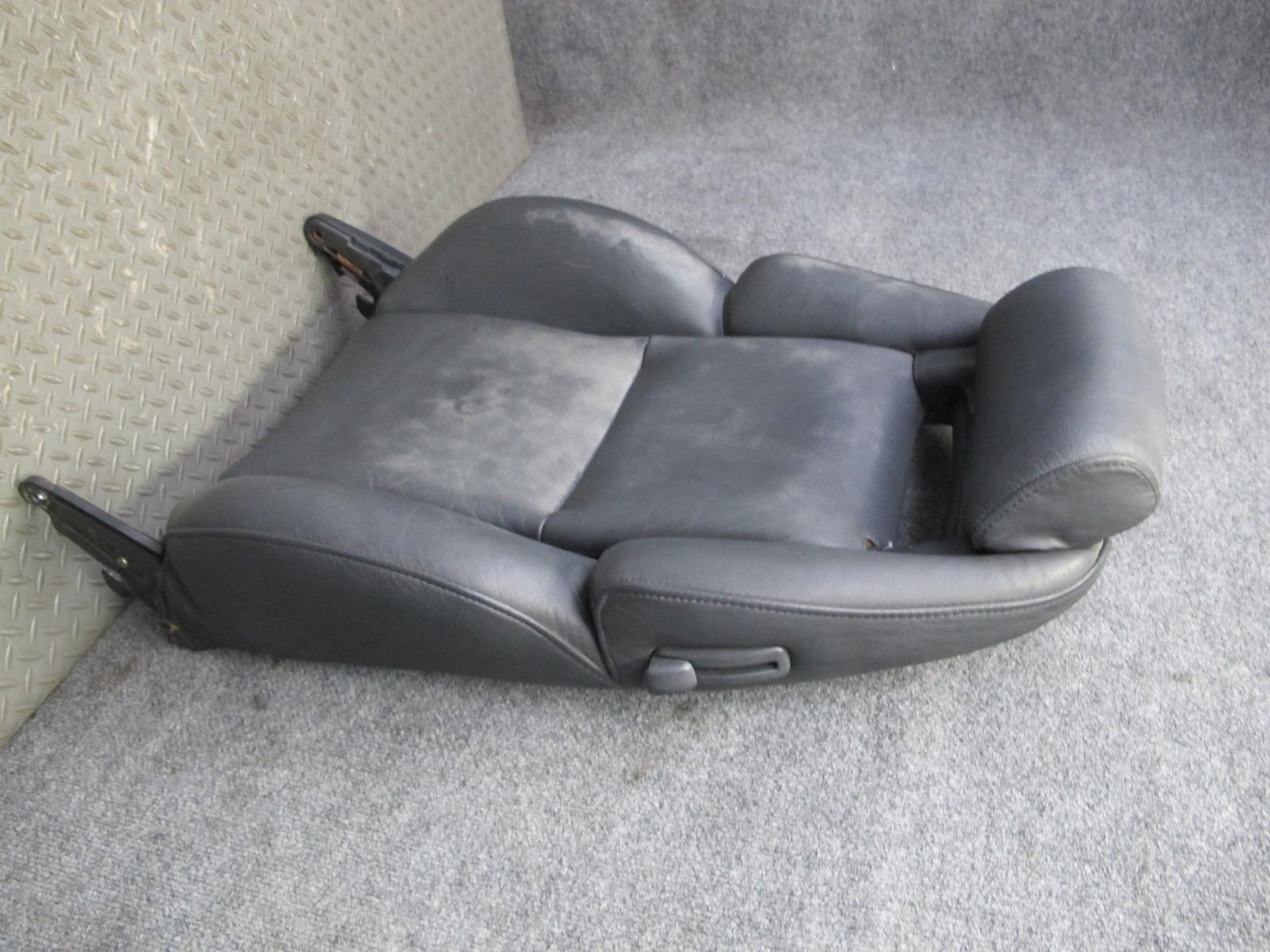 90-96 Nissan Z32 300ZX Front Right Seat Upper Backrest Leather Cushion Black OEM