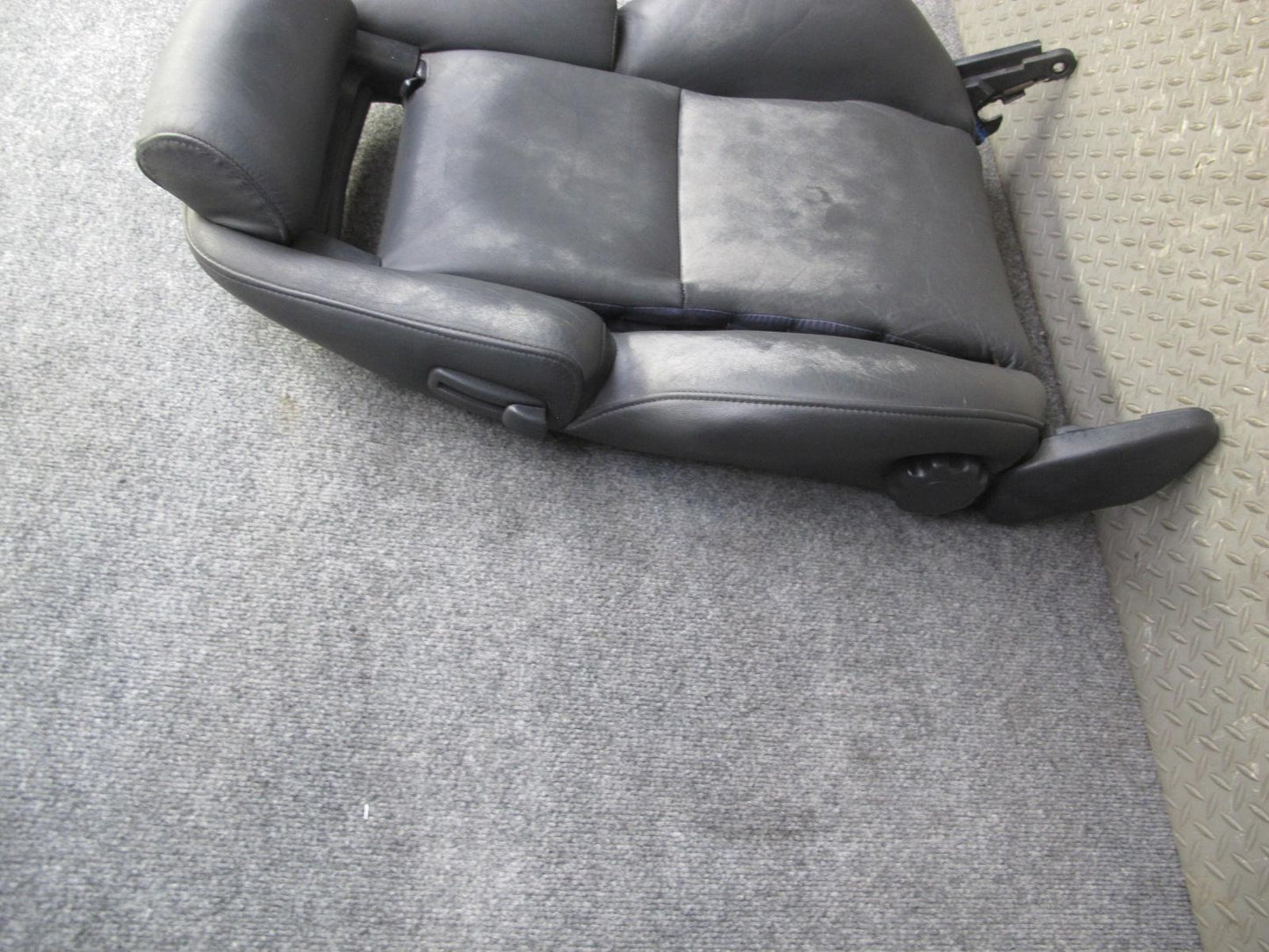 90-96 Nissan Z32 300ZX Front Right Seat Upper Backrest Leather Cushion Black OEM