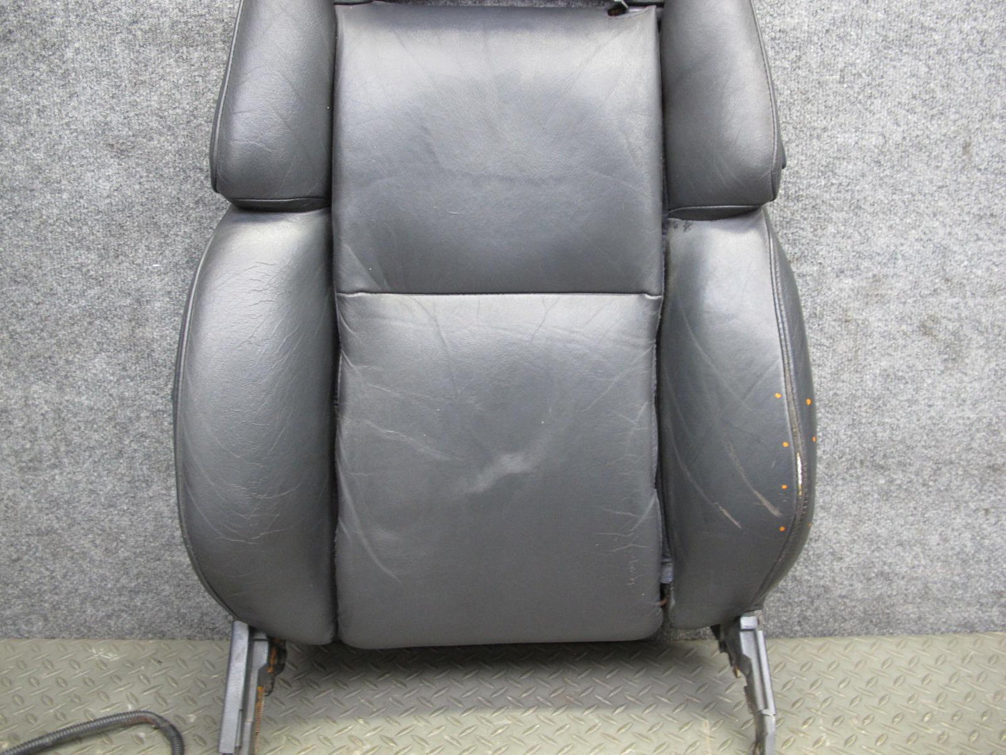 90-96 Nissan Z32 300ZX Front Left Driver Seat Upper Backrest Leather Cushion OEM