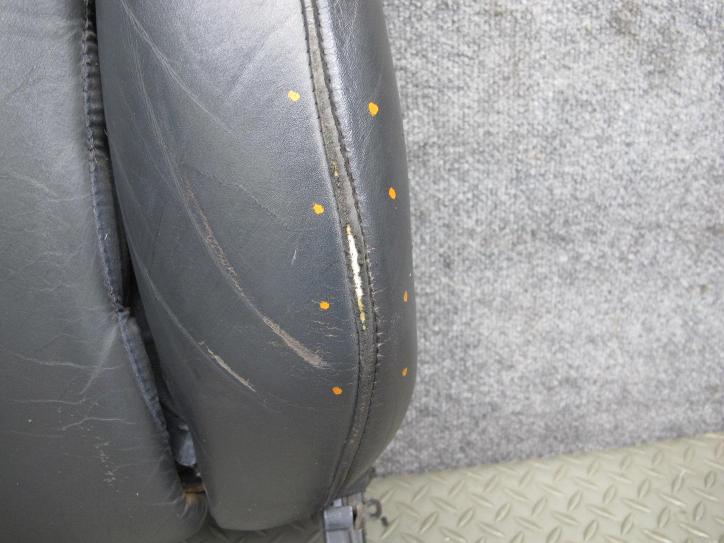 90-96 Nissan Z32 300ZX Front Left Driver Seat Upper Backrest Leather Cushion OEM