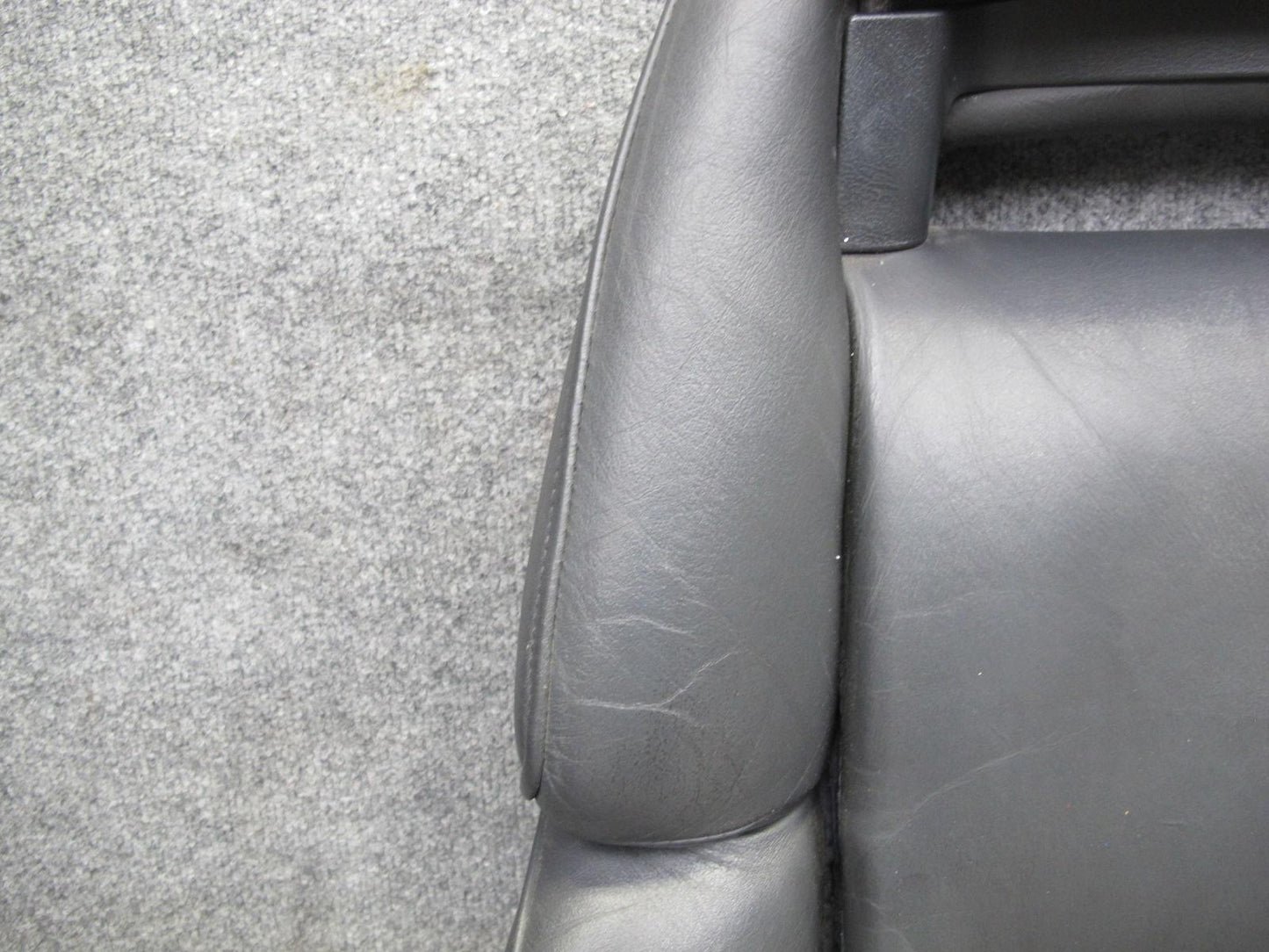 90-96 Nissan Z32 300ZX Front Left Driver Seat Upper Backrest Leather Cushion OEM