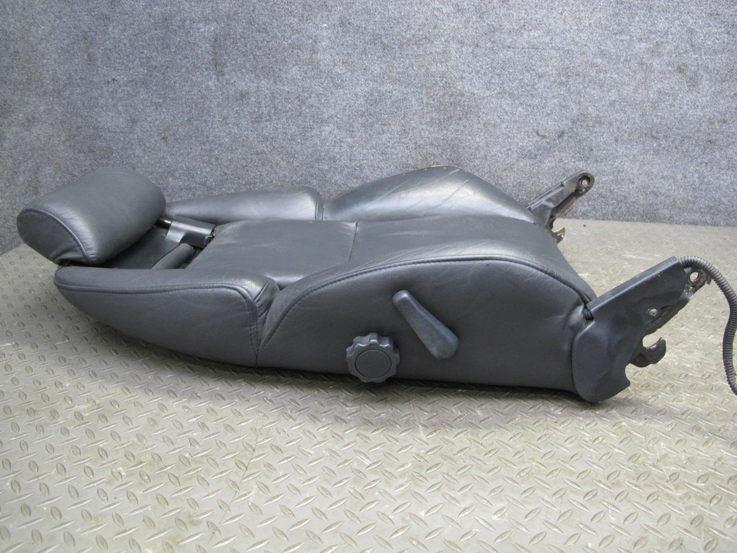 90-96 Nissan Z32 300ZX Front Left Driver Seat Upper Backrest Leather Cushion OEM