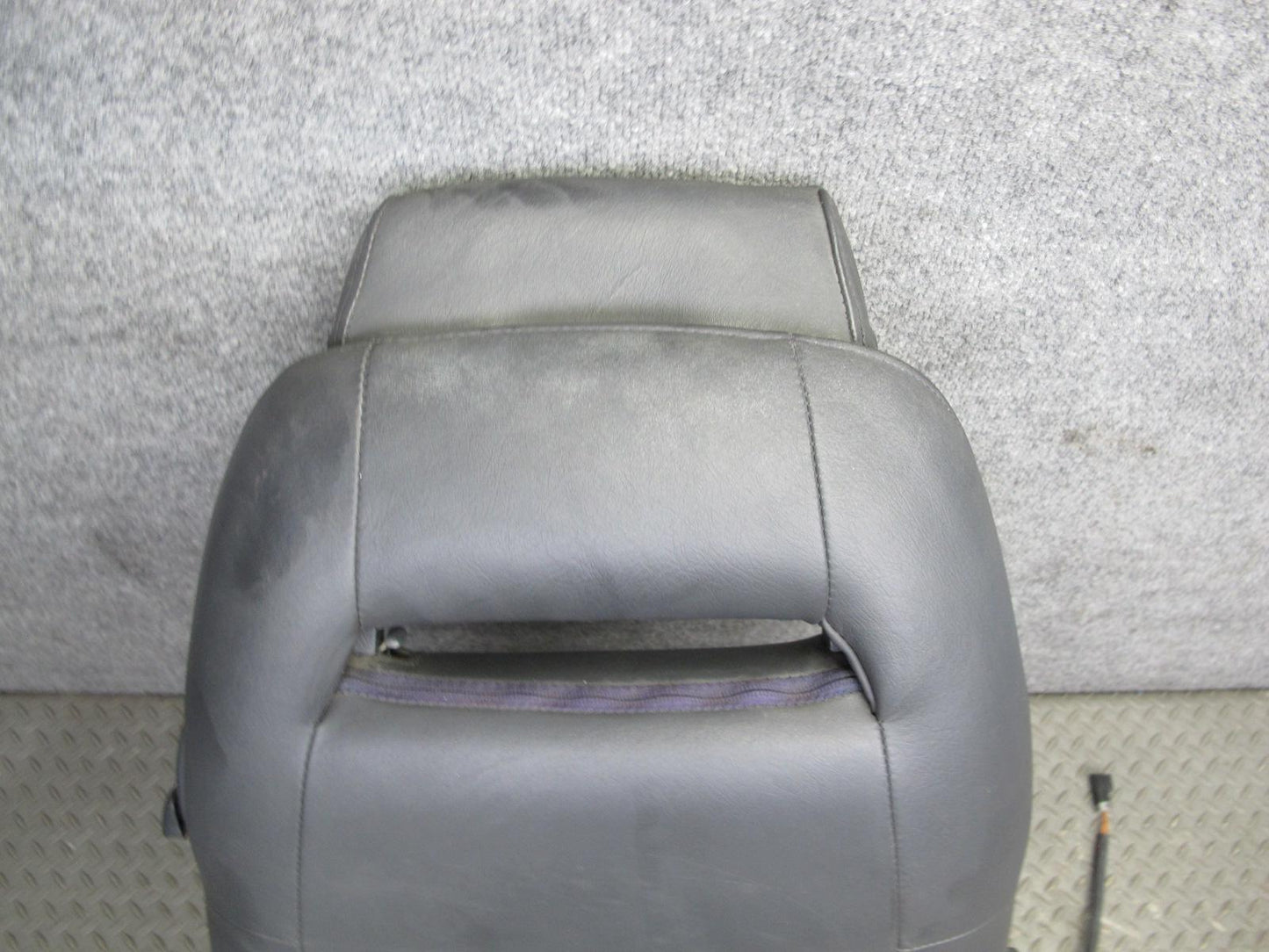 90-96 Nissan Z32 300ZX Front Left Driver Seat Upper Backrest Leather Cushion OEM