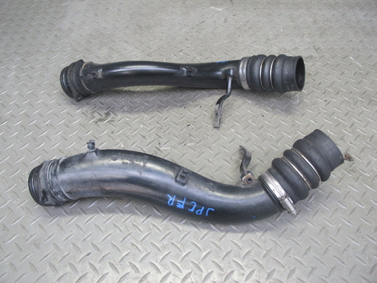 2003-2010 Porsche Cayenne 955 Turbo Intercooler Air Intake Hose Pipe Set of 2