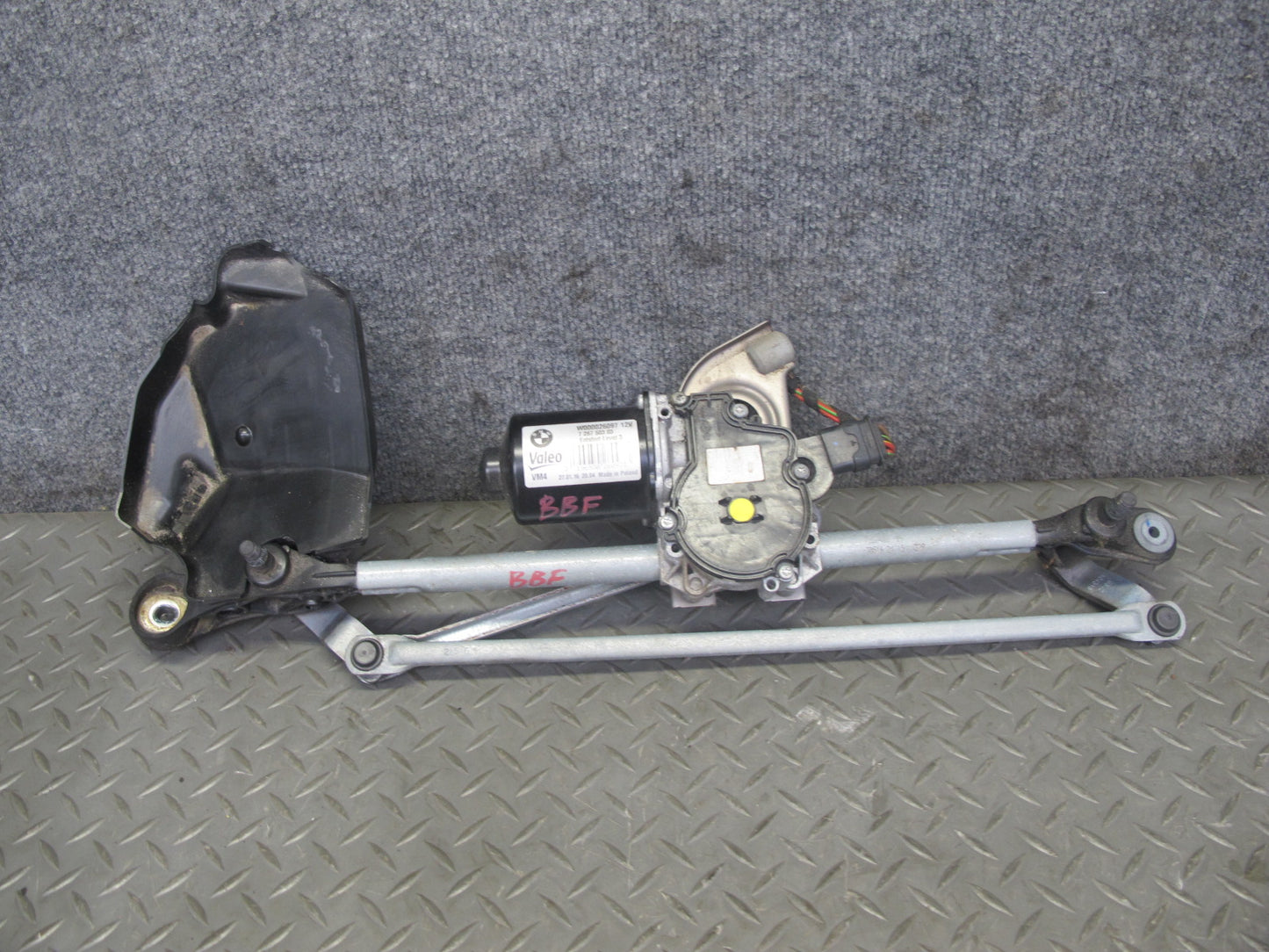 2015-2020 BMW F80 F82 M4 Windshield Wiper Transmission Linkage w Motor