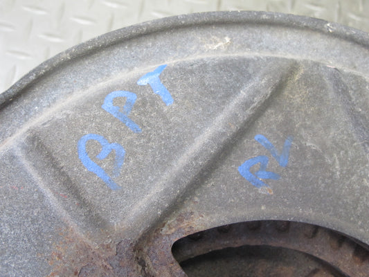 87-88 Porsche 924 S Front Left Spindle Knuckle Wheel Hub Brake Disc Rotor OEM