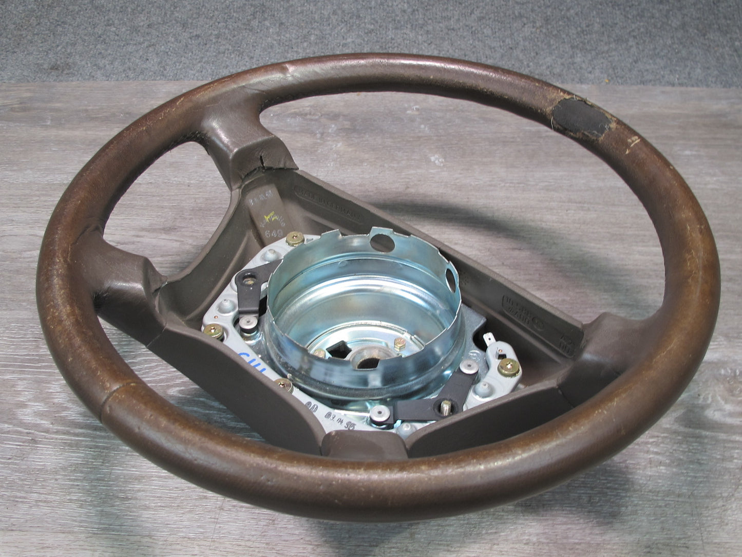 94-99 Mercedes W140 S-class Leather Steering Brown OEM
