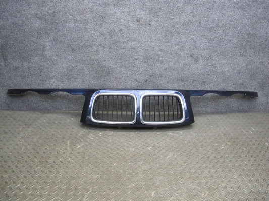 93-95 BMW E34 5-SERIES Front Nose Panel Cover Blue w Kindley Grille Assembly OEM