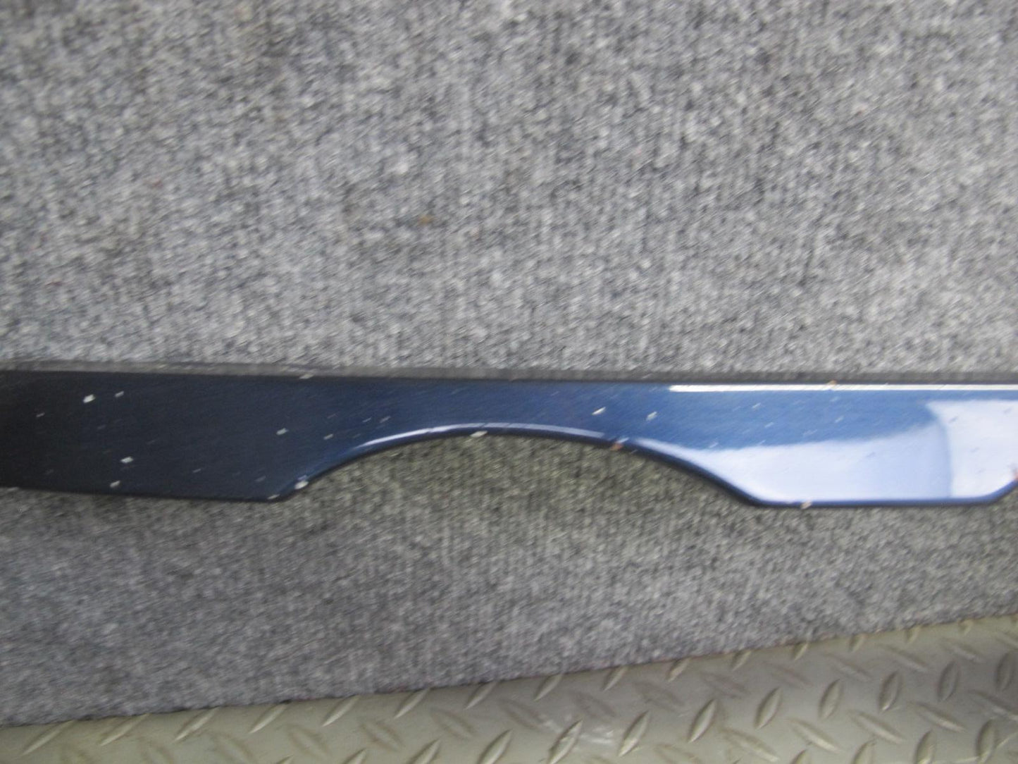 93-95 BMW E34 5-SERIES Front Nose Panel Cover Blue w Kindley Grille Assembly OEM