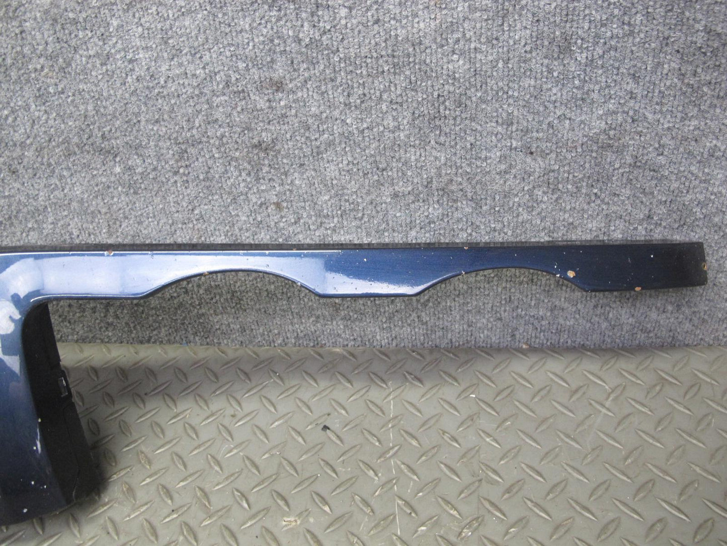 93-95 BMW E34 5-SERIES Front Nose Panel Cover Blue w Kindley Grille Assembly OEM