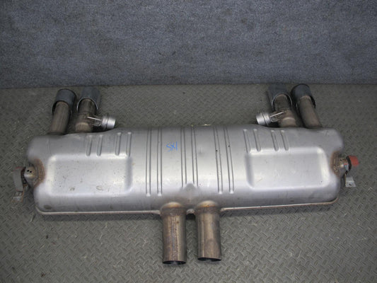2010-2014 BMW E71 X5M X6M Rear Exhaust Muffler w Tips 7590335