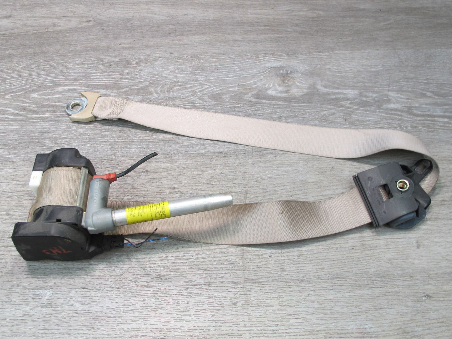 93-95 MERCEDES W140 S-CLASS FRONT LEFT & RIGHT SIDE SEATBELT RETRACTOR SET OEM