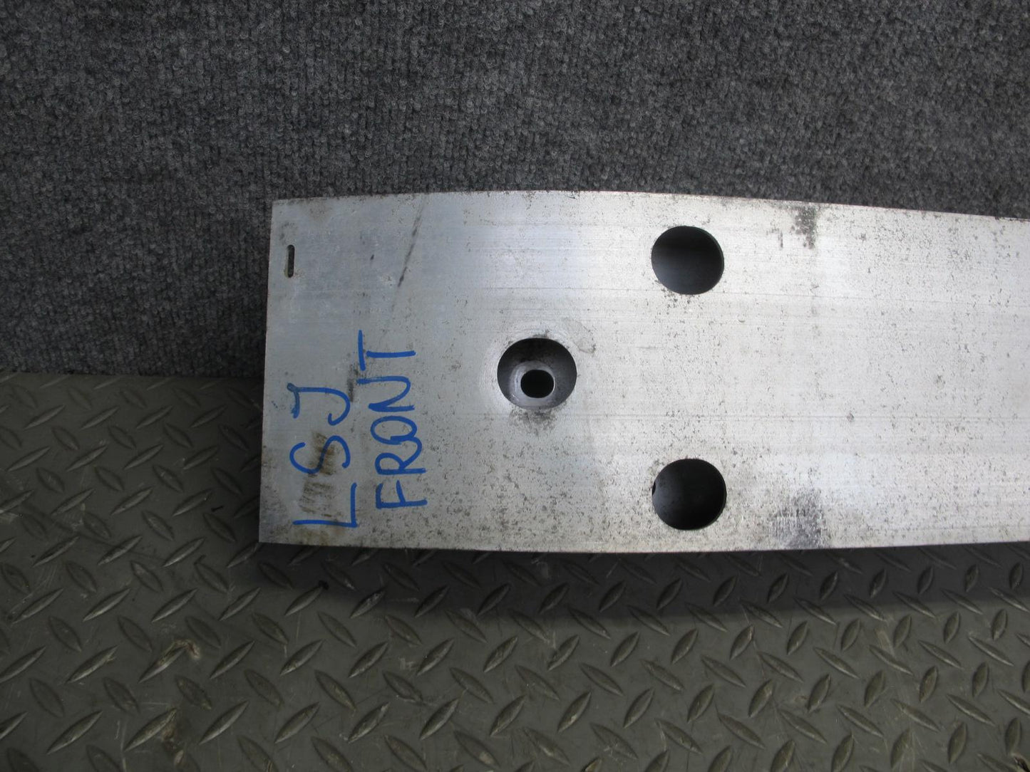 08-09 Lexus LS600h LS460 Front Bumper Impact Reinforcement Bar w Brackets OEM
