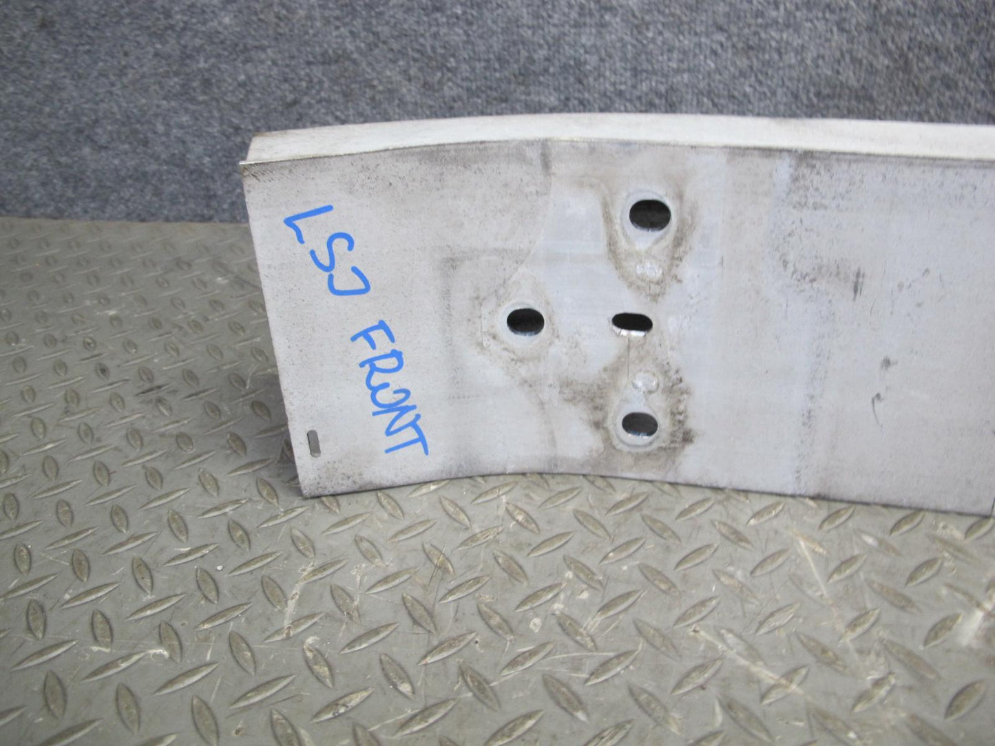 08-09 Lexus LS600h LS460 Front Bumper Impact Reinforcement Bar w Brackets OEM