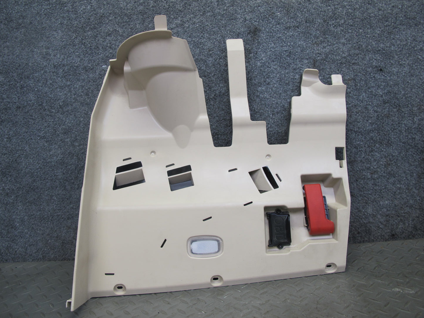 12-16 Mercedes R172 SLK Front Left & Right Side Under Dash Trim Cover Panel Set