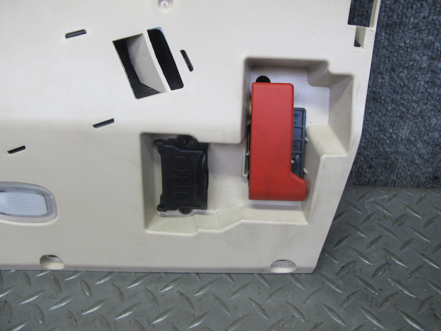 12-16 Mercedes R172 SLK Front Left & Right Side Under Dash Trim Cover Panel Set