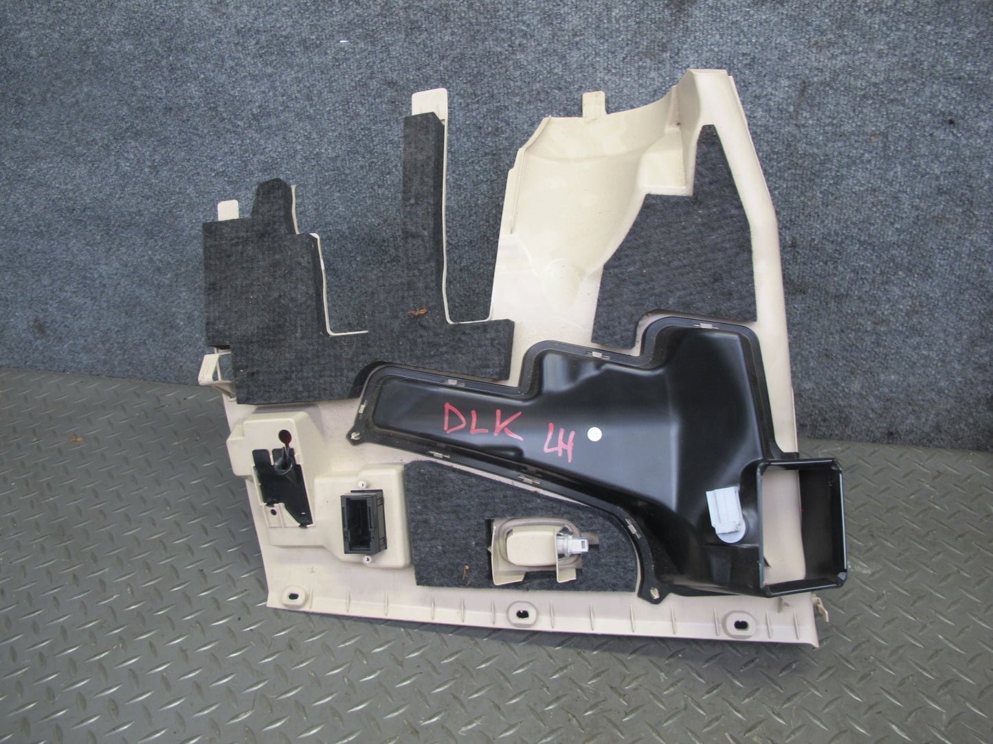 12-16 Mercedes R172 SLK Front Left & Right Side Under Dash Trim Cover Panel Set