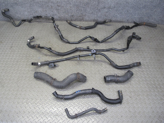 08-12 Lexus UVF46 LS600h 8pcs Engine Inverter Coolant Hose Pipe Line Set OEM