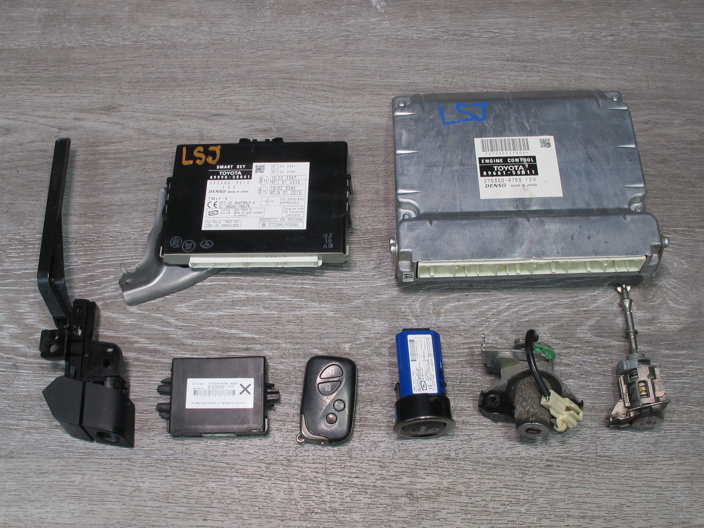 2008 Lexus LS600hL ECU ECM Keyless Immo Power Glove Trunk Door Lock KEY Set OEM