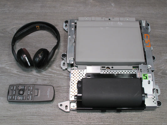 07-09 Lexus LS600h LS460 Rear Roof TV Display Monitor w Remote & Headphones OEM