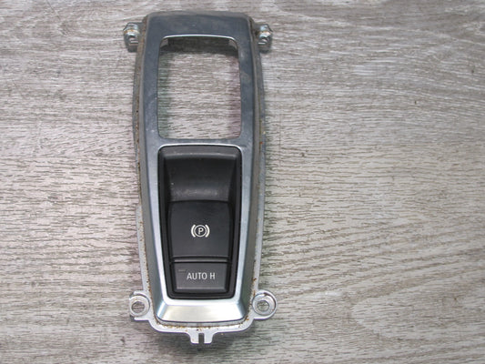2008-2014 BMW E71 E72 X6 Emergency Parking Brake Button Switch w Trim
