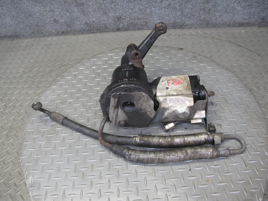 94-95 BMW E34 540i Power Steering Gear Box w Hose Assembly OEM