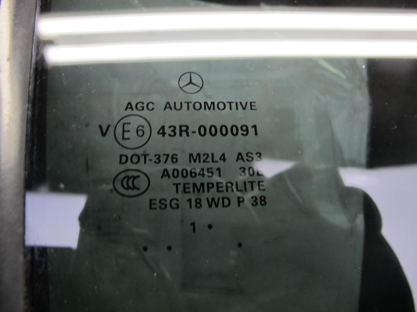 12-19 Mercedes W166 GLE ML Rear Right Side Door Shell Panel Cover Black Assy OEM