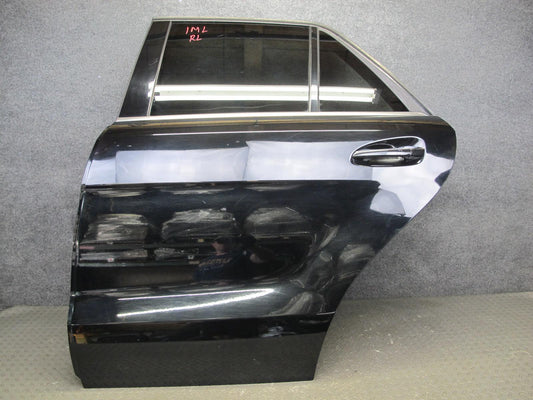 12-19 Mercedes W166 GLE ML Rear Left Side Door Shell Panel Cover Black Assy OEM