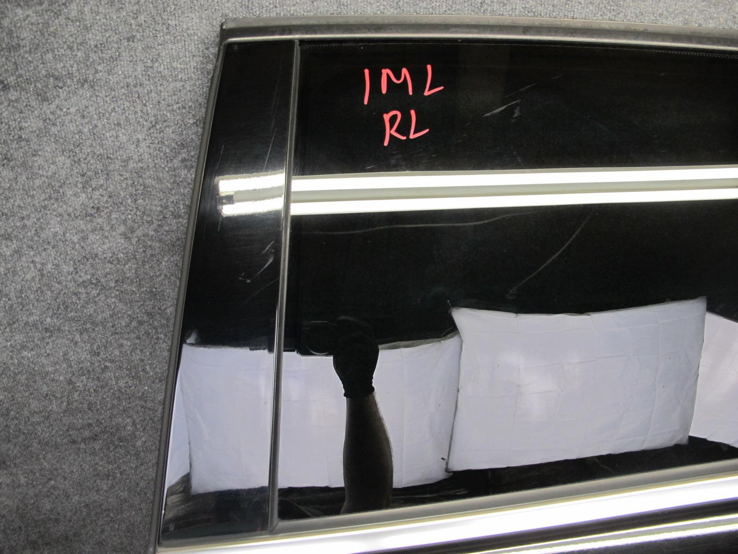 12-19 Mercedes W166 GLE ML Rear Left Side Door Shell Panel Cover Black Assy OEM