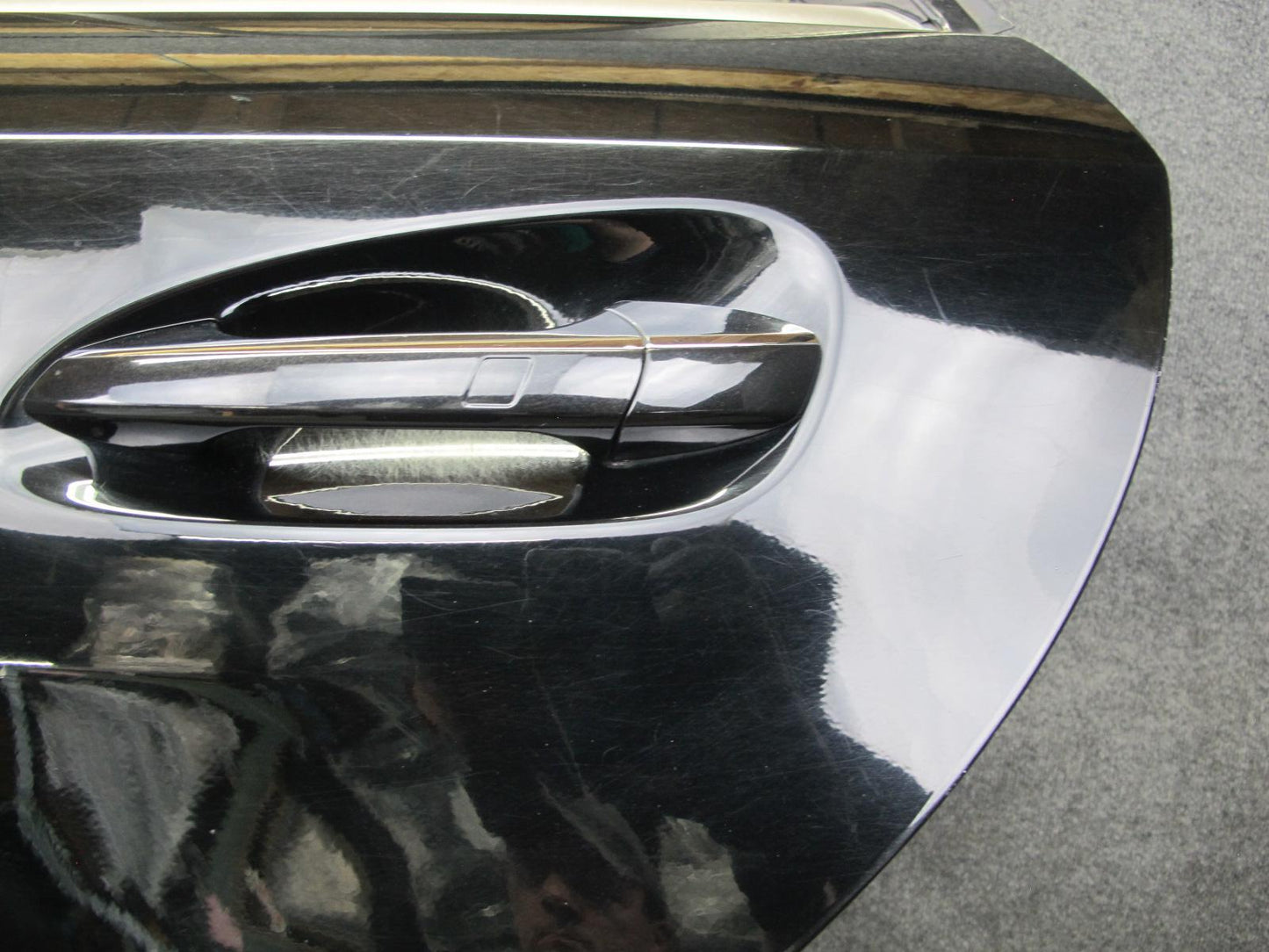 12-19 Mercedes W166 GLE ML Rear Left Side Door Shell Panel Cover Black Assy OEM