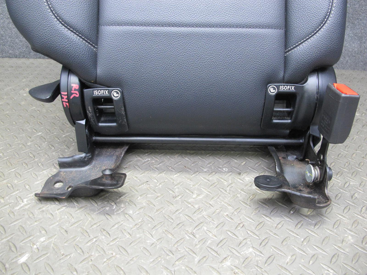 12-15 Mercedes W166 Ml-class Rear Right Seat Upper Cushion w Headrest Black OEM