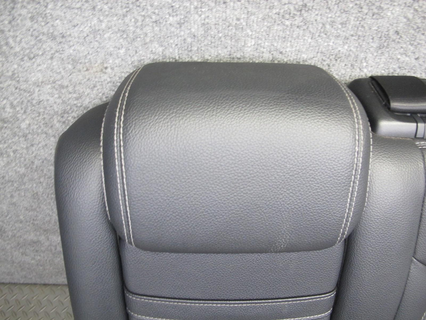 12-15 Mercedes W166 Ml-class Rear Left Seat Upper Cushion w Headrest Black OEM