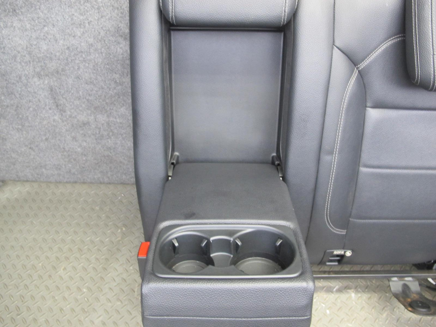 12-15 Mercedes W166 Ml-class Rear Left Seat Upper Cushion w Headrest Black OEM