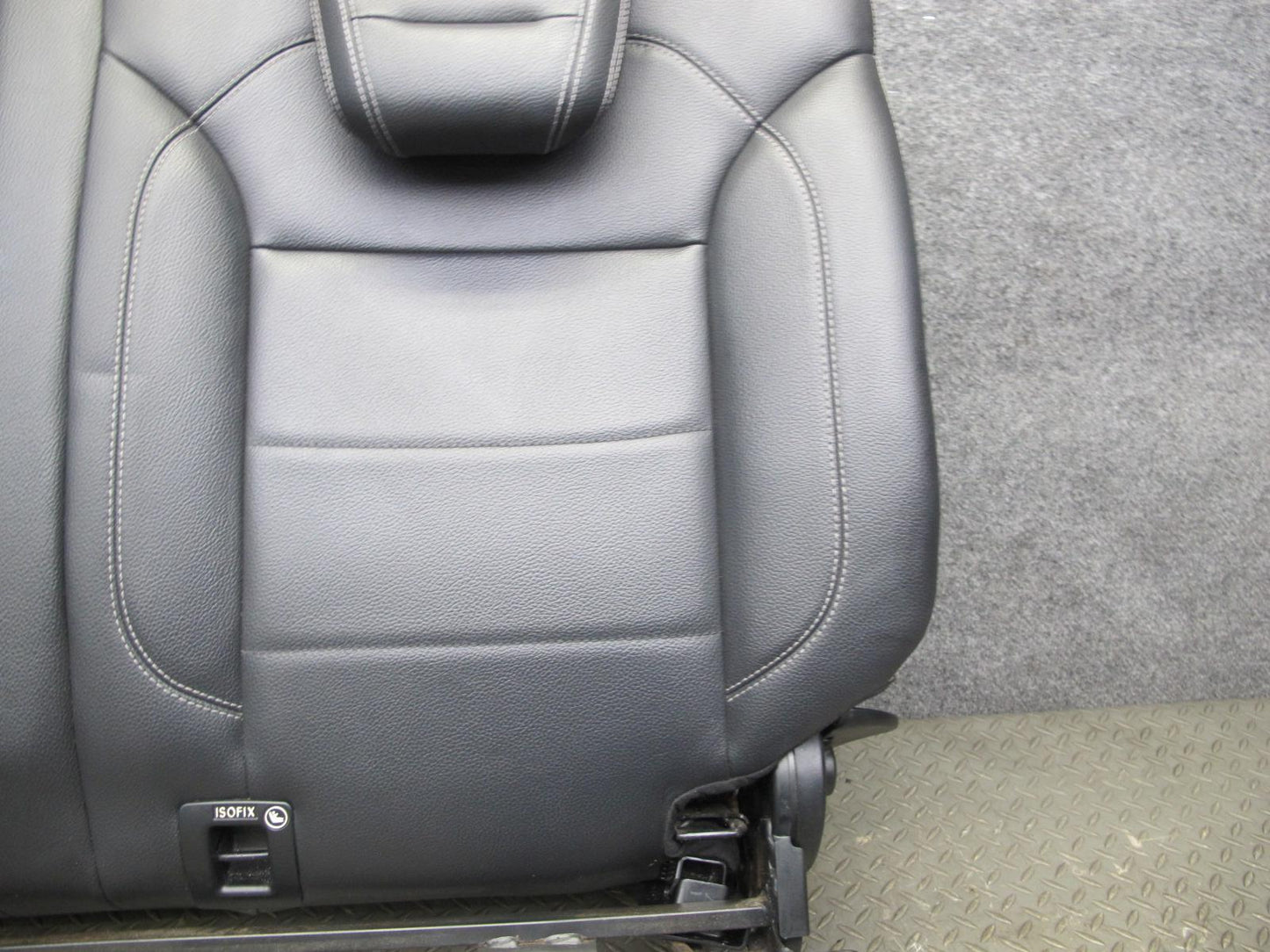 12-15 Mercedes W166 Ml-class Rear Left Seat Upper Cushion w Headrest Black OEM