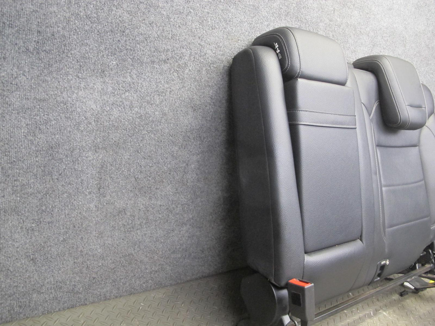 12-15 Mercedes W166 Ml-class Rear Left Seat Upper Cushion w Headrest Black OEM