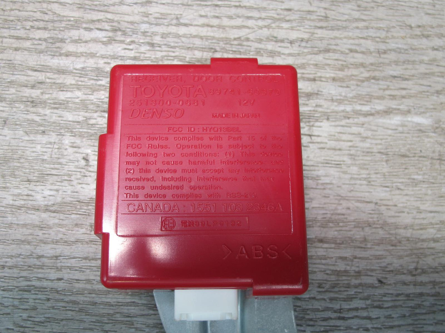 2003-2007 Lexus UZJ100L LX470DOOR Control Receiver Computer Control Module