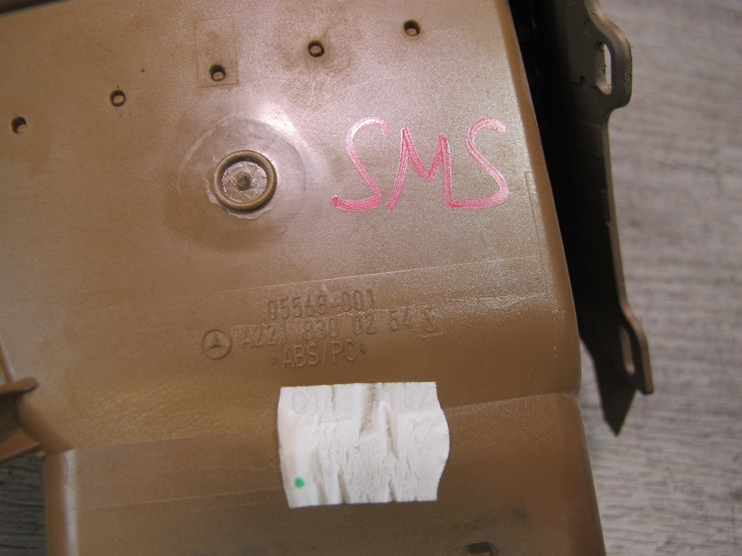 07-13 Mercedes W221 S-class Set of 3 Dash Rear Center Console Air Vent Trim OEM