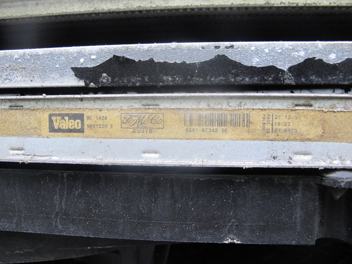 12-17 Range Rover Evoque L538 2.0L Tivct Radiator A/C Condenser Intercooler Assy